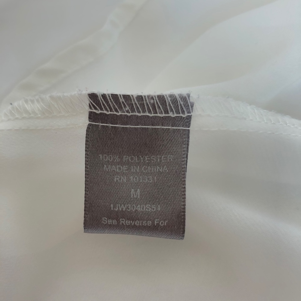 White Front Ruffle Tank - Picture 4 of 6